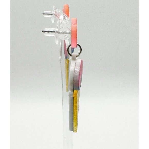 Women's Ice Cream Heart Earrings NWT - Picture 3 of 4